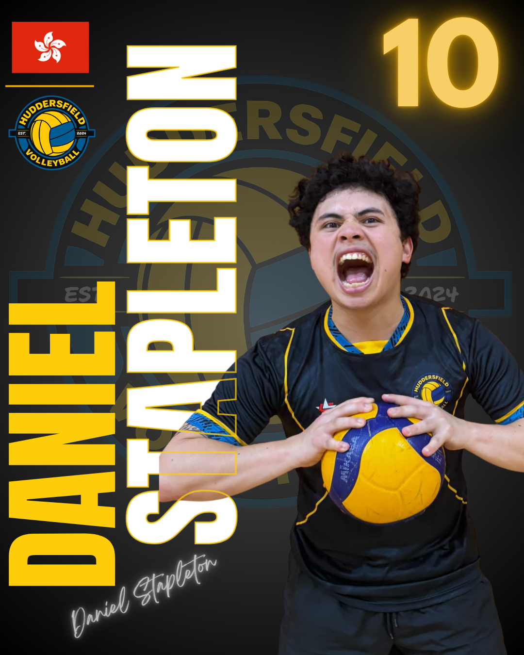 Daniel Stapleton, Setter for Huddersfield Volleyball Club